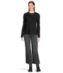 Свитер Madewell Lightweight Alpaca Barons Varregated Rib, True Black - фото 5