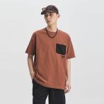 Футболка мужская орехового цвета Lee, Nut - фото 4