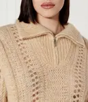 Шерстяной свитер Oversize fit Ba&Sh, бежевый - фото 4