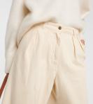 Джинсы широкого кроя с высокой посадкой Alanui, белый - фото 4