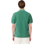 Поло с эффектом состаренности LACOSTE, зеленый - фото 4