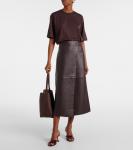 Лакированные мюли Lupita 70 Amina Muaddi, Wine - фото 3