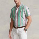 Футболка поло мужская зеленая Polo Ralph Lauren - фото 3