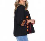 Топ Petals And Pearls в черном цвете Ivy Jane - фото 3