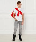 Футболка детская Calvin Klein Jeans Regular Fit, белый - фото 2