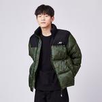 Пуховик унисекс Jrs, Армейский Зеленый - фото 3