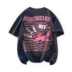 Футболка унисекс хлопковая, черная абрикосовая - фото 6