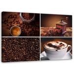 Фреска Feeby Kaffee Essen & Getränke, коричневый - фото