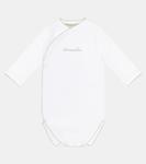 Хлопковый комбинезон Bonpoint, Blanc - фото 2