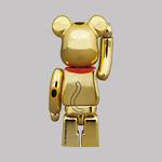 BE@RBRICK Bearbrick Maneki Neko Rising Fortune 2 Gold Plating 100 - фото 5