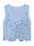 Вязаный топ MANGO GARDEN, Light blue - фото
