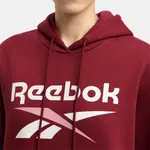 Худи Reebok Classics Marlowe 2 Col Logo Oversized, красный - фото 3