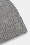 Шерстяная шапка Boss Orange, серый - фото 2