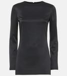 Влад атласный топ кади Khaite, черный - фото