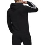 Толстовка adidas Essentials Fleece 3-Stripes, черный - фото 3