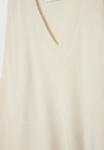Джемпер Stradivarius FELTED V-NECK, Mottled Beige - фото 7