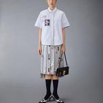 Рубашка с аппликацией THOM BROWNE, синий - фото 4