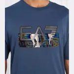 Футболка стандартного кроя Ea7, синий - фото 4