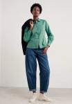 Блуза Seasalt Cornwall Button-down blouse, Green-Sage Leaf/Green - фото 2