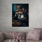 Картина на холсте Hustling Sharks Mr. Cat ll, черный - фото 4