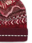 Шапка бини с узором Laneus, красный - фото 3