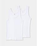 Комплект из двух мужских белых майок Abanderado, белый - фото 4