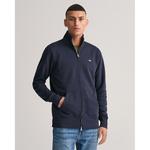 Свитер Gant Reg Shield Half Zip, синий - фото