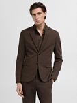 Пиджак Paris Super Slim Fit Mango, Brown - фото
