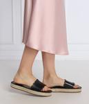 Тапочки кожаные Red Valentino, черный - фото 2