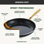 Сковорода GreenPan Swift, 25 см, черный - фото 4