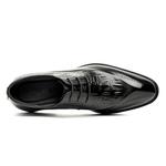 Туфли мужские низкие черный Weishibangwei - фото 4