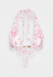 Топ бикини Versace SWIM RENEWSTYLE LIGHT UNDERWATER BAROCCO ALL OVER SAFETY PIN, Eggshell/Dragonfruit/Light Pink - фото 5