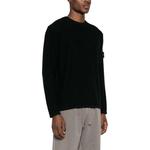 Свитер мужской Stone Island Compass-badge, черный - фото 4