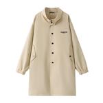 Тренч Unisex Stand Collar Moderate HUANQIU, coffee - фото 2