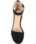 Женские босоножки Percy Block Heel Journee Collection, серый - фото 10
