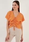 Блузка LELA, оранжевый - фото