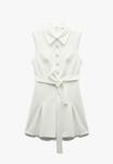 Платье Koton Shirt dress, Off-White - фото 4