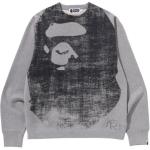 Faded printed Sweater A BATHING APE, серый - фото