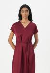 Платье VILA VIELLETTE V NECK DRESS, Cabernet/Bordeaux - фото 4