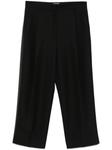 Плиссированные брюки TOTEME, черный - фото