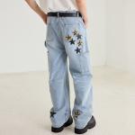 Джинсы Unisex HARSH AND CRUEL, синие - фото 10