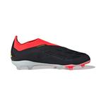 Adidas Predator 24+ Laceless FG Core Black Cloud White Solar Red GS, Черный Красный - фото 3