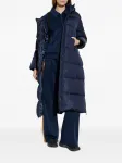 Стёганое пальто на молнии Add, синий - фото 2