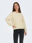 Свитер ONLY ONLRENE, кремовый - фото 4