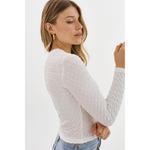 Nandra | Топ с длинными рукавами Lamarque, белый - фото 4