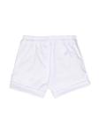 Moschino Kids шорты с декором Teddy Bear, белый - фото 2