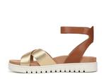 Сандалии Vionic Uptown Merced Wedge Sandal, Gold/Cognac - фото 3
