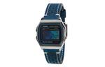 CASIO Часы Retrofit Series Quartz Movement Leather Strap Watch Unisex Blue Dial - фото