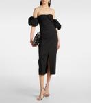 Платье миди с открытыми плечами Darlena Isabel Marant, черный - фото 2