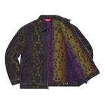 Куртка gradient jacquard denim work jacket 'black purple yellow' Supreme, черный - фото 3